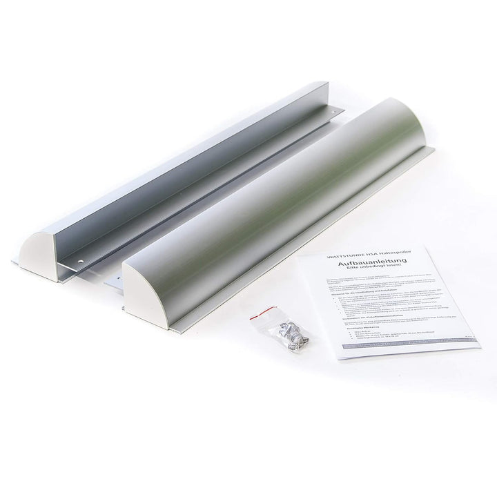 WATTSTUNDE Solarmodul Haltespoiler Dachbefestigungen Dachdurchführung weiss (HSA55/W), Hsa55/W