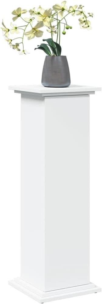 Generisch Postament mit Stauraum Weiss 31x30x90 cm Holzwerkstoff,Heim & Garten,Rasen & Garten,Garten