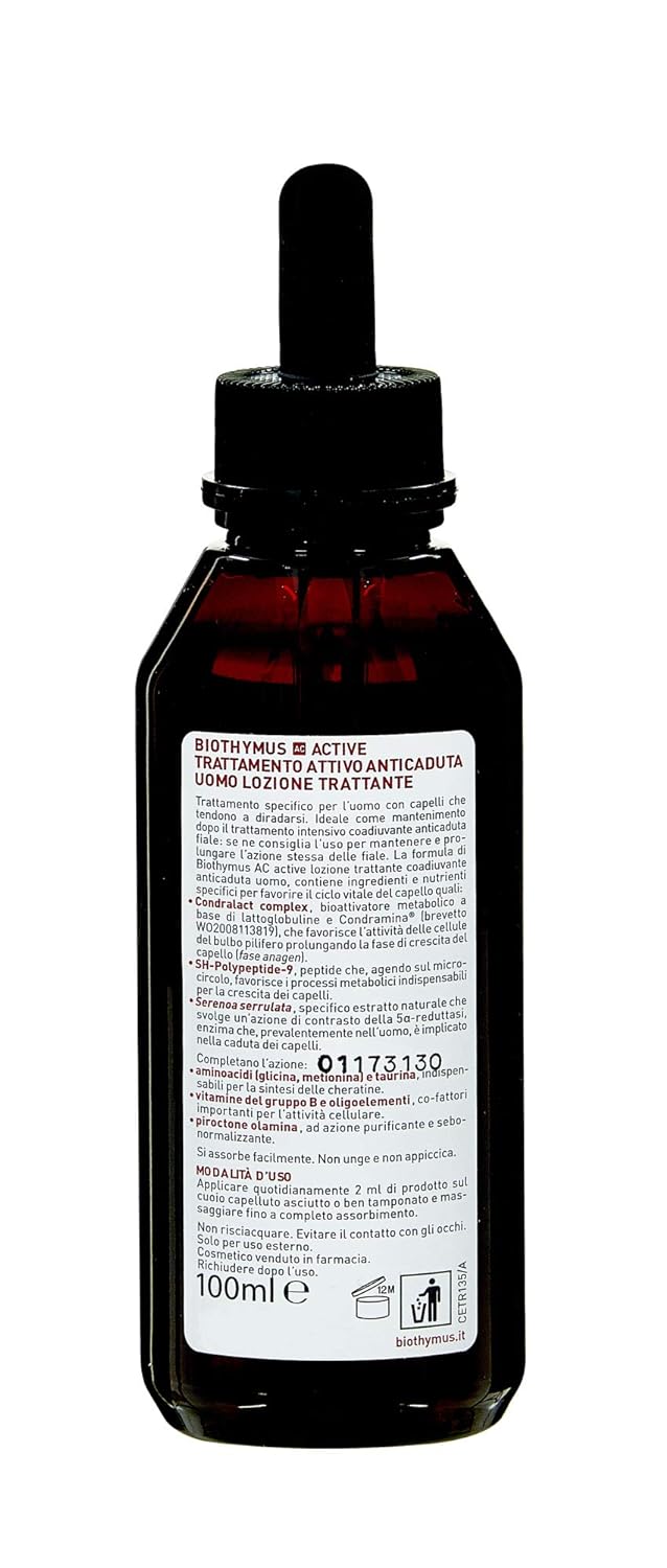 Biothymus AC Active Aktive Anti-Fall-Behandlung für Herren, 100 ml