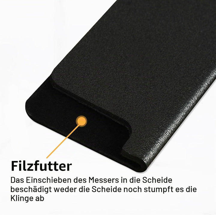 Rierousy 10 Stück Hochwertige Messer messerschutzhülle, Qualität messerscheid, klingenschutz mit Sam
