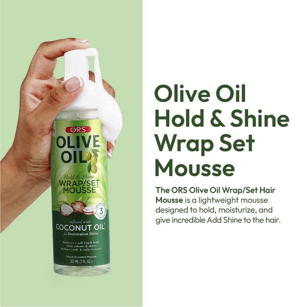 Ors Mousse Wrap/ Set 7oz (3 Pack) by Organic Root (ORS)