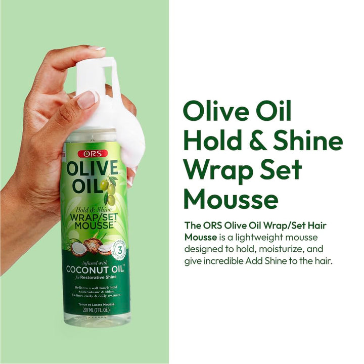 Ors Mousse Wrap/ Set 7oz (3 Pack) by Organic Root (ORS)