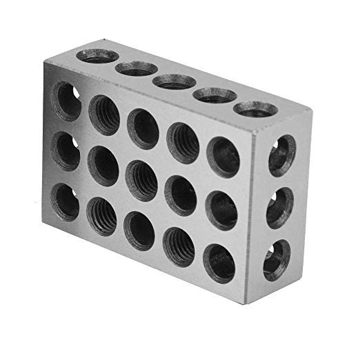 2 stücke 25x50x75mm Präzisionsblöcke, 23 Löcher Spannblöcke Metrisch, Drehwerkzeuge Präzision für We
