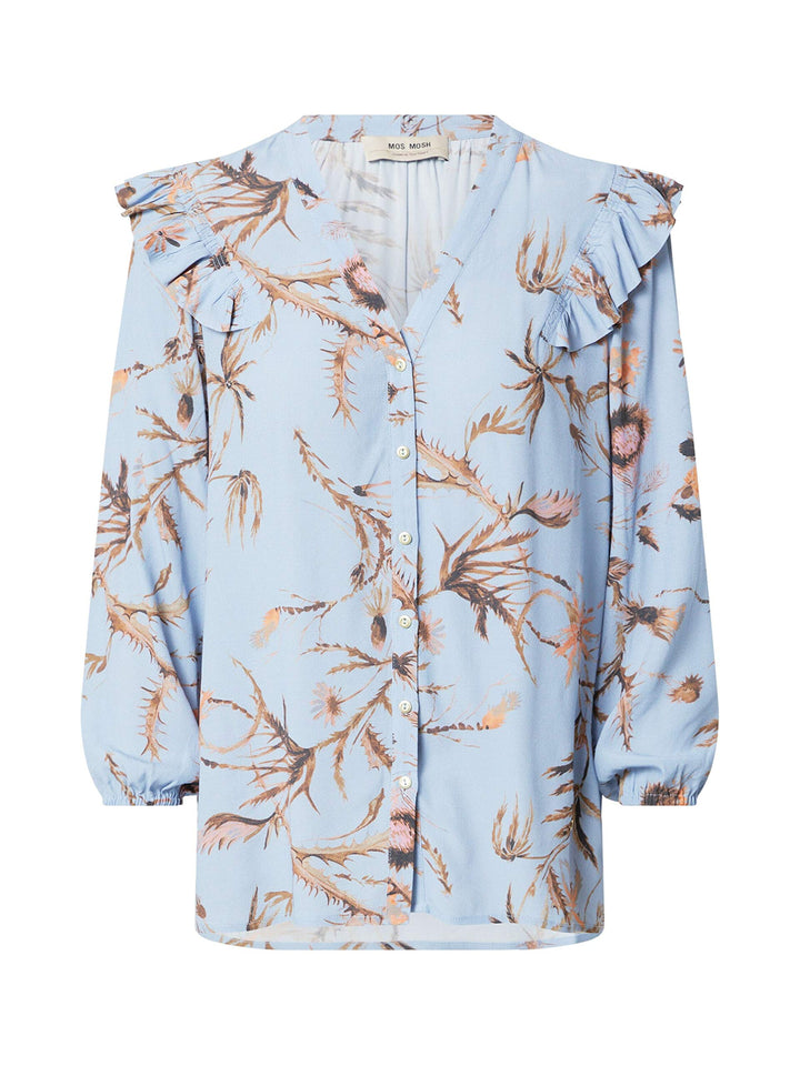 Mos Mosh Damen Bluse Debby Thistle blau S