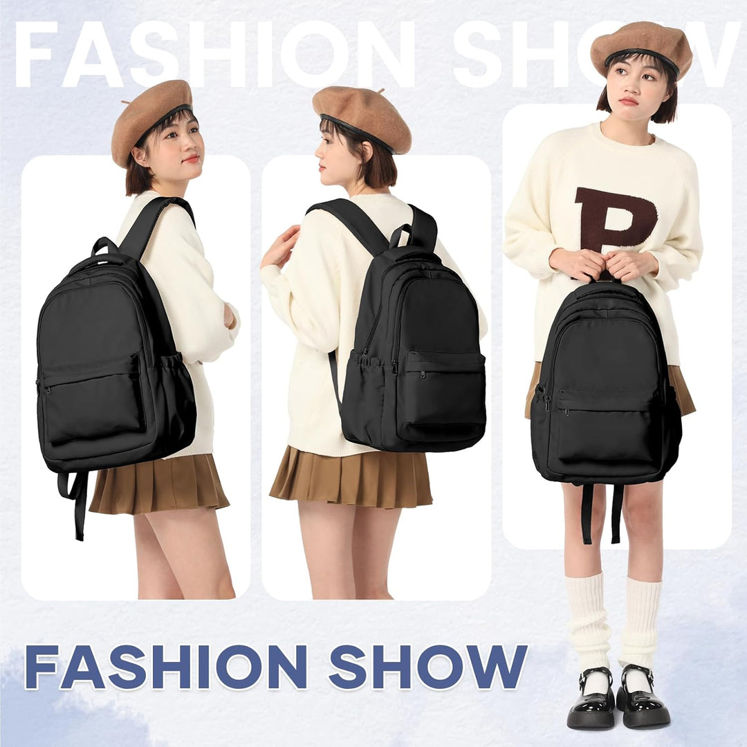 WEPLAN Schultasche Schulrucksack für Mädchen, leichte Schultaschen für Mädchen im Teenageralter, was