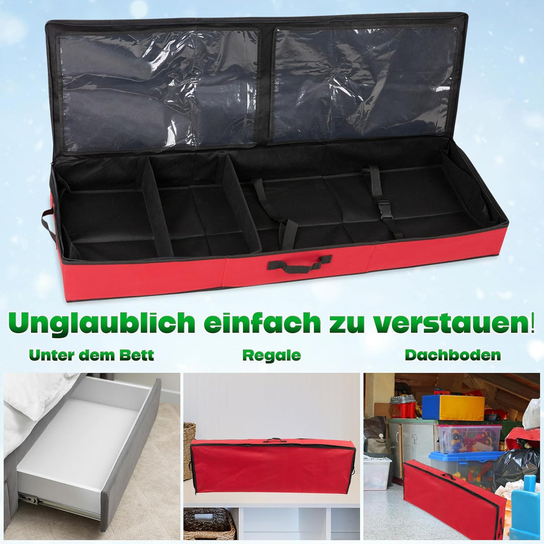 Weihnachtsbaum Lagerung Christmas Tree Aufbewahrungstasche mit Reissverschluss & Tragegriff, Tannenb