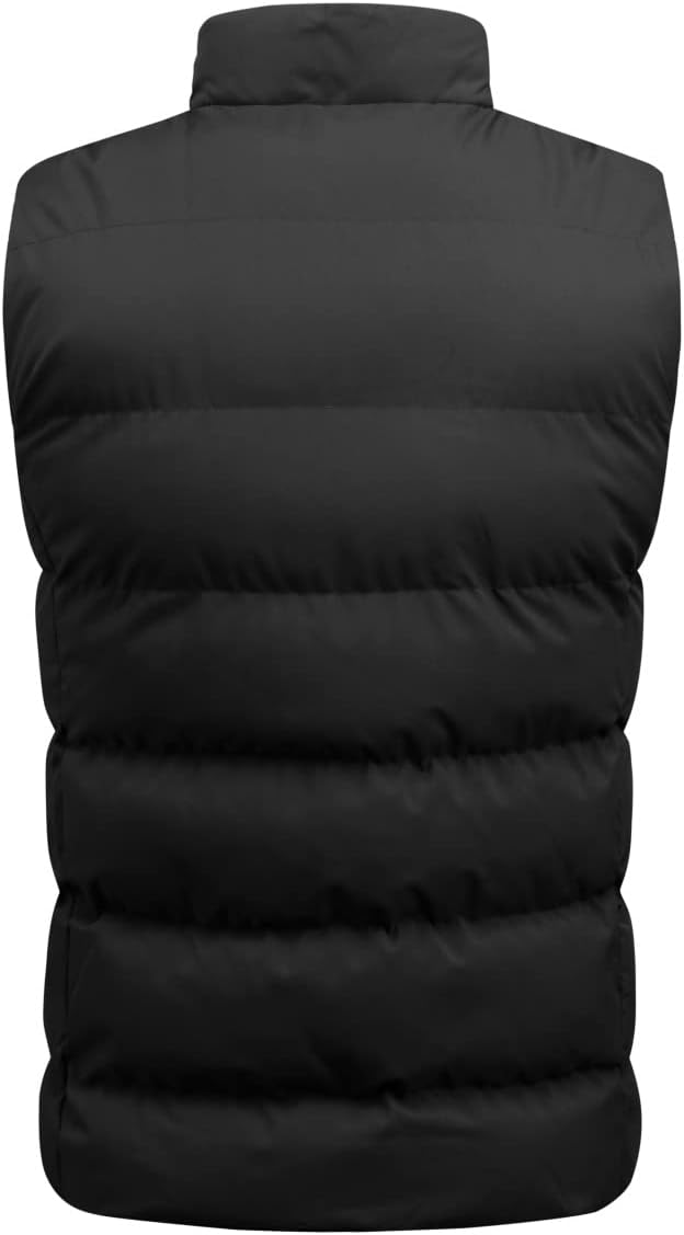 YOUTHUP Weste Herren Steppweste Winter Freizeit Wärme Ärmellose Sportweste Outdoor Stehkragen Winter