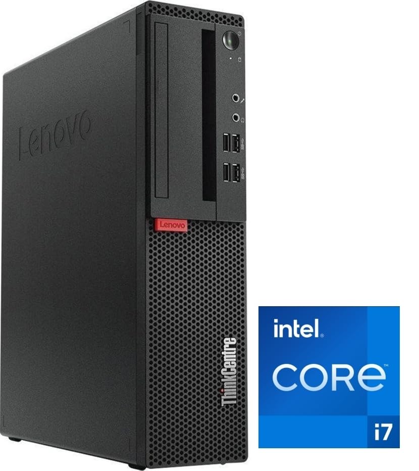 Lenovo - Schneller PC mit Intel Core i7 6700 - Desktop Computer + Silent Rechner für Büro & Home Off
