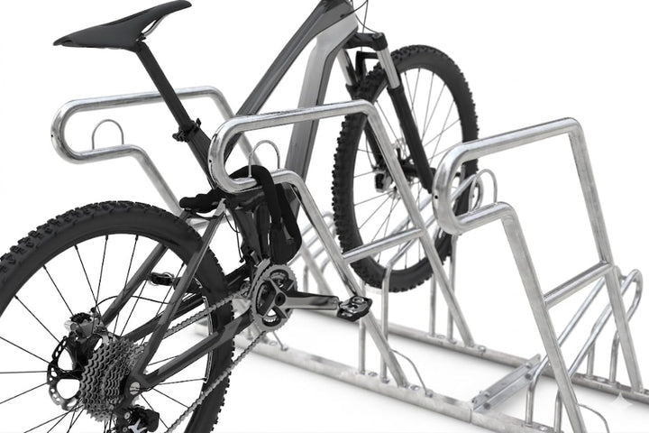 Anlehnparker 2622 XBF | Fahrradständer beidseitig | für 12 extra breite Fahrräder | erweiterbar | Ab