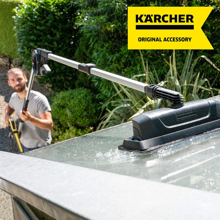 Kärcher Fassaden- und Glas-Reinigungsaufsatz für TLA 4 Teleskopstrahlrohr &amp; FJ 6 Schaumdüse Bundle m