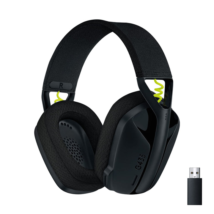 Logitech G435 LIGHTSPEED & Bluetooth Wireless Gaming Headset, Ultra Lightweight 165g over-ear headph