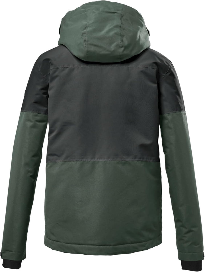 Killtec Jungen Outdoorjacke Funktionsjacke mit Kapuze und Schneefang KOW 29 BYS SKI Jckt wasserdicht