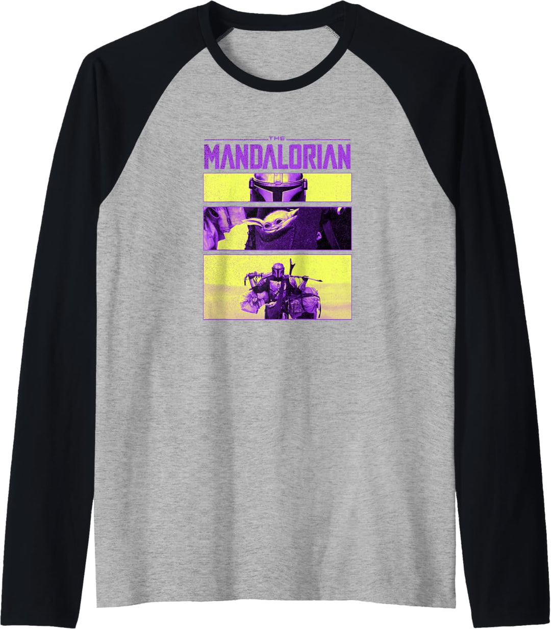 Star Wars: The Mandalorian & The Child Multicolor Frames Raglan