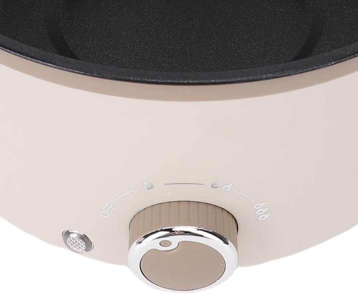 Multicooker -Elektretopf, Anti -Stick -Beschichtung Elektrischer Ramenkocher mit Dampfkorb für Nudel