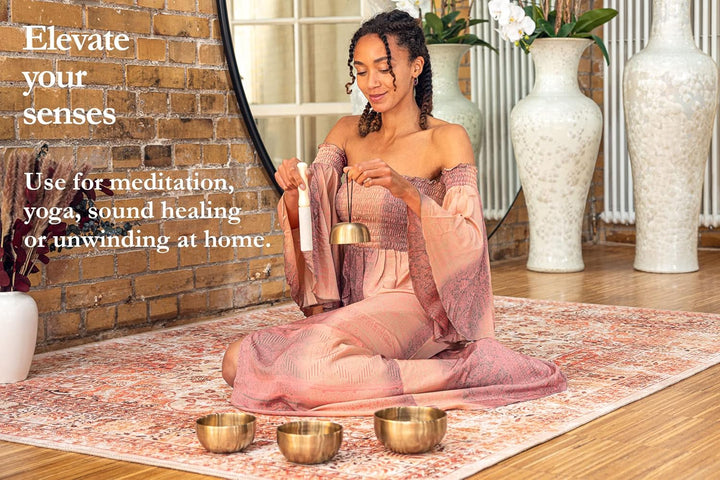 Sonic Energy Klangschalen Set Universal Series – 250/400/500/600 g – Für Meditation & Klangheilung –