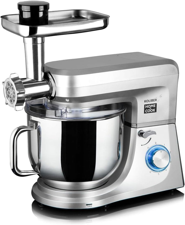 Koliber ROBOMAX X 3500W Küchenmaschine Multifunktion 8L Fleischwolf Mixer Gemüsereibe Knetmaschine P