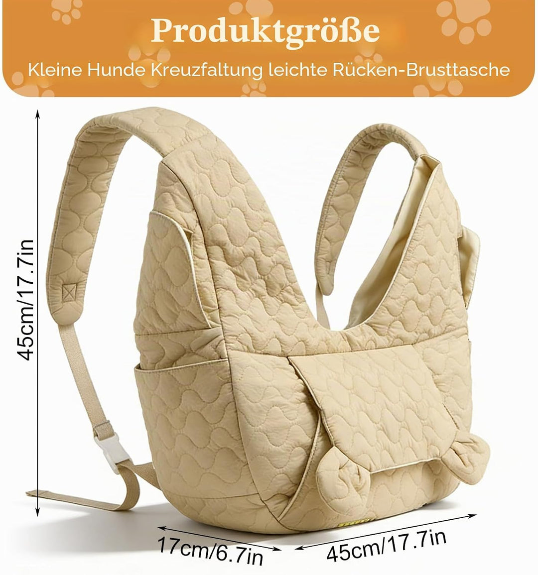 Hundetragetasche Bis 10 Kg, Hundetasche Für Kleine Hunde, Hunderucksack, Freihändige Hundetasche, Fr