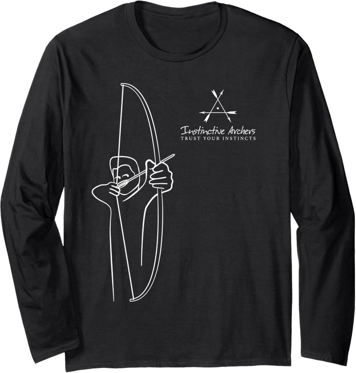 Der instinktive Bogenschütze - RH - Instinktives Bogenschiessen Langarmshirt