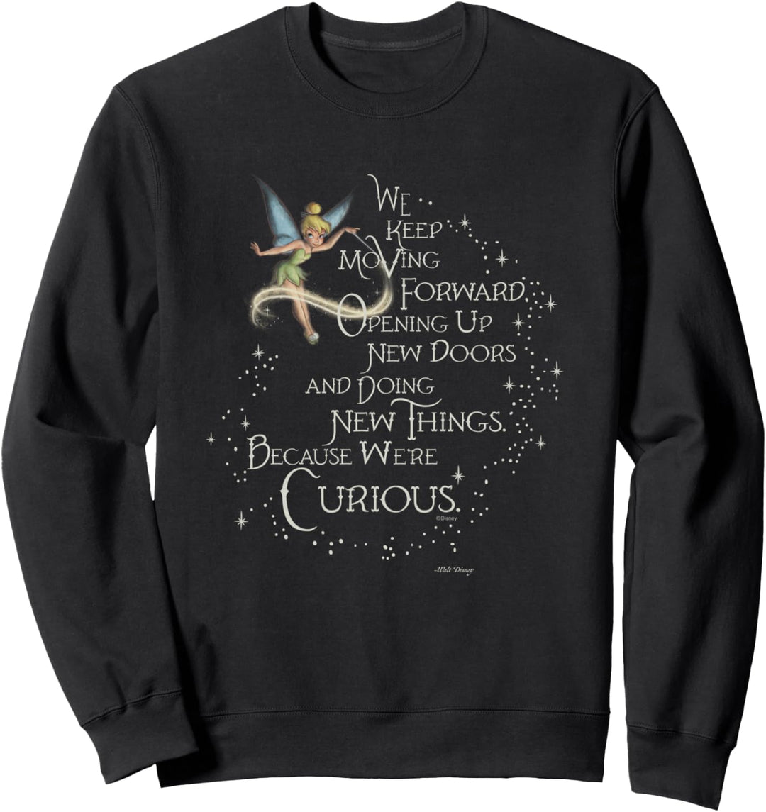 Disney 100 Walt Disney Quote Tinker Bell We’re Curious D100 Sweatshirt