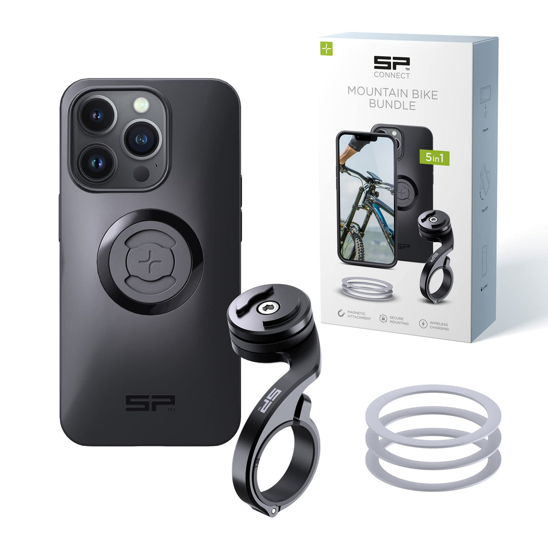 SP CONNECT Mountain Bike Bundle |SPC+| kompatibel mit iPhone 14 Pro | Handyhalter für Mountainbike|