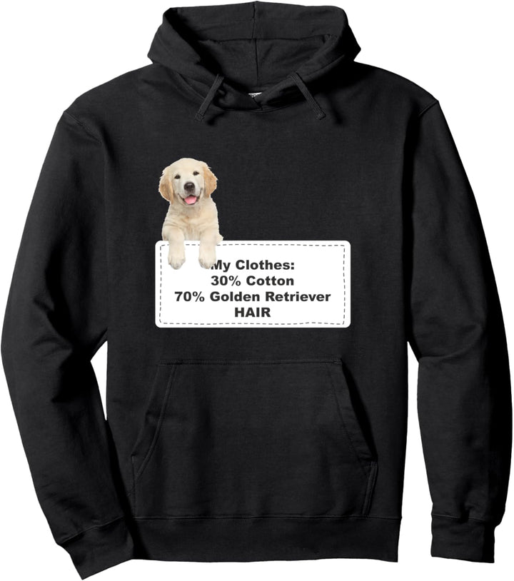 Funny Shedding Dog Golden Retriever Puppy Pullover Hoodie