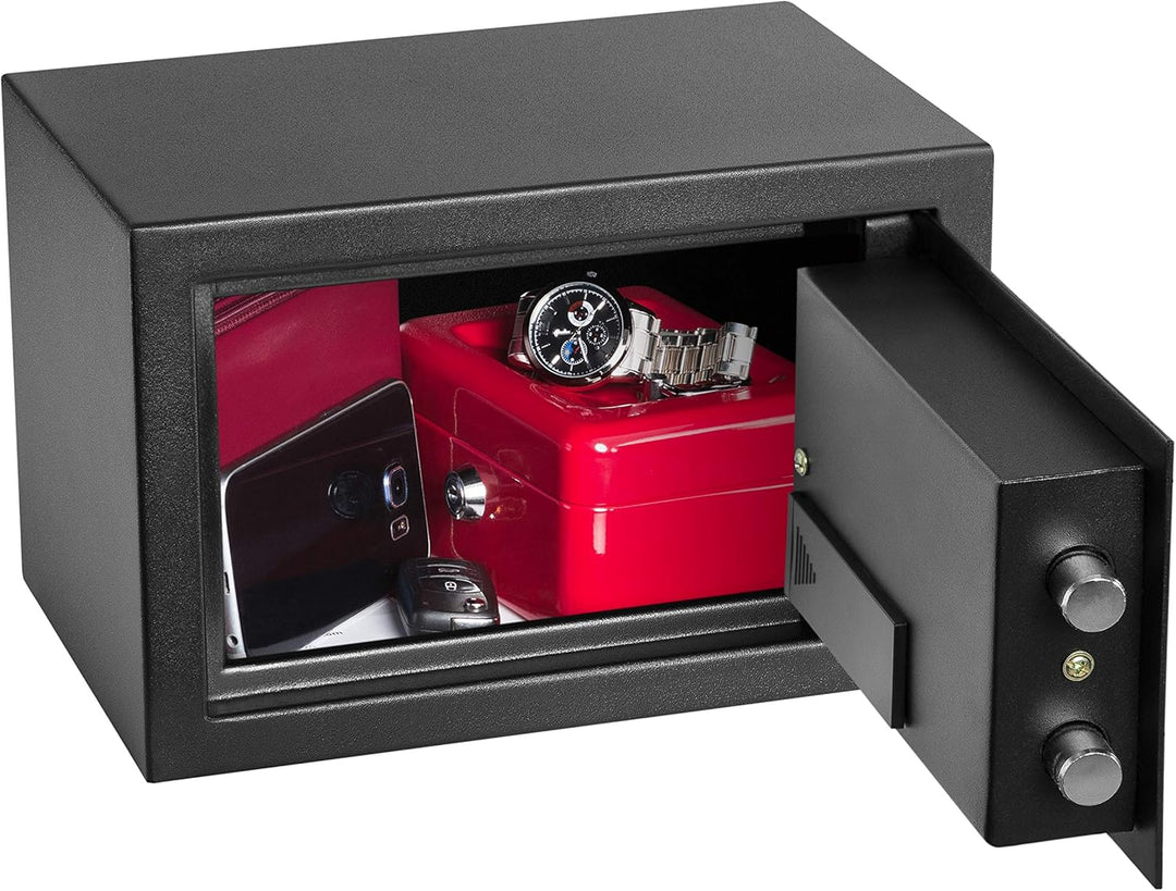 HomeSafe HV20E Möbeltresor mit Elektronikschloss, 20x31x20cm (HxBxT), Digitaler Tresor für Zuhause,
