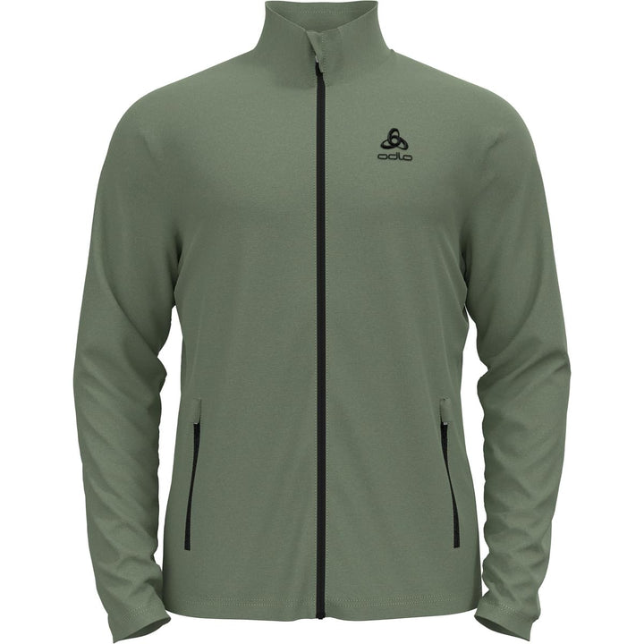 Odlo Herren Hoodyjacke mit Reissverschluss ROY, matte green - deep depths, XXL