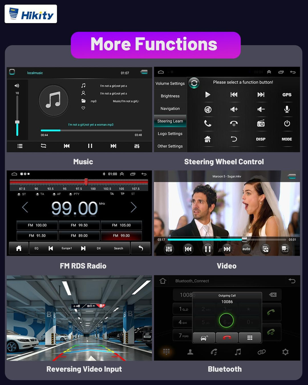 2+64GB DAB/DAB+ Android Autoradio mit Navi für VW Golf Polo Passat Skoda Seat mit Wireless Carplay A