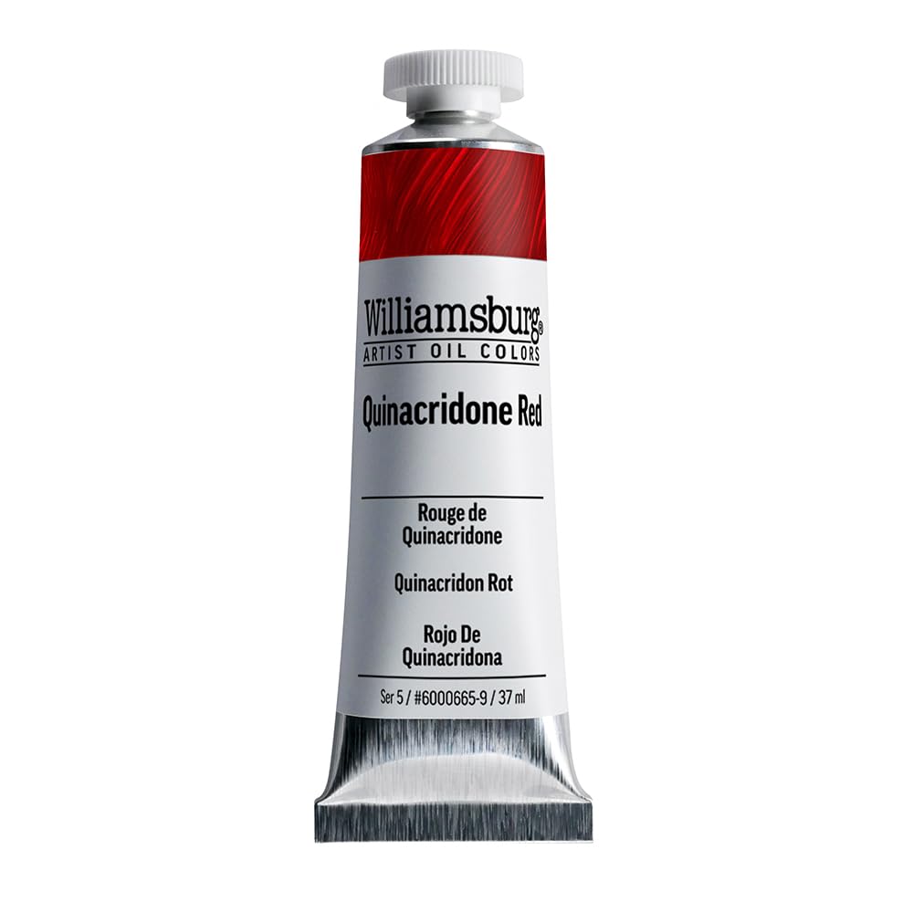 Williamsburg - Handgemachte Oelfarbe - 37 ml - Quinacridone Rot 37 ml Chinacridon-rot, 37 ml Chinacr