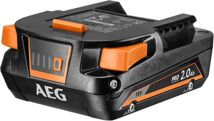 AEG PRO18V Akku-Kombo-Kit JP 18I2-202C (Schlagbohrschrauber BSB18G4 mit 60Nm max. Drehmoment, Schlag