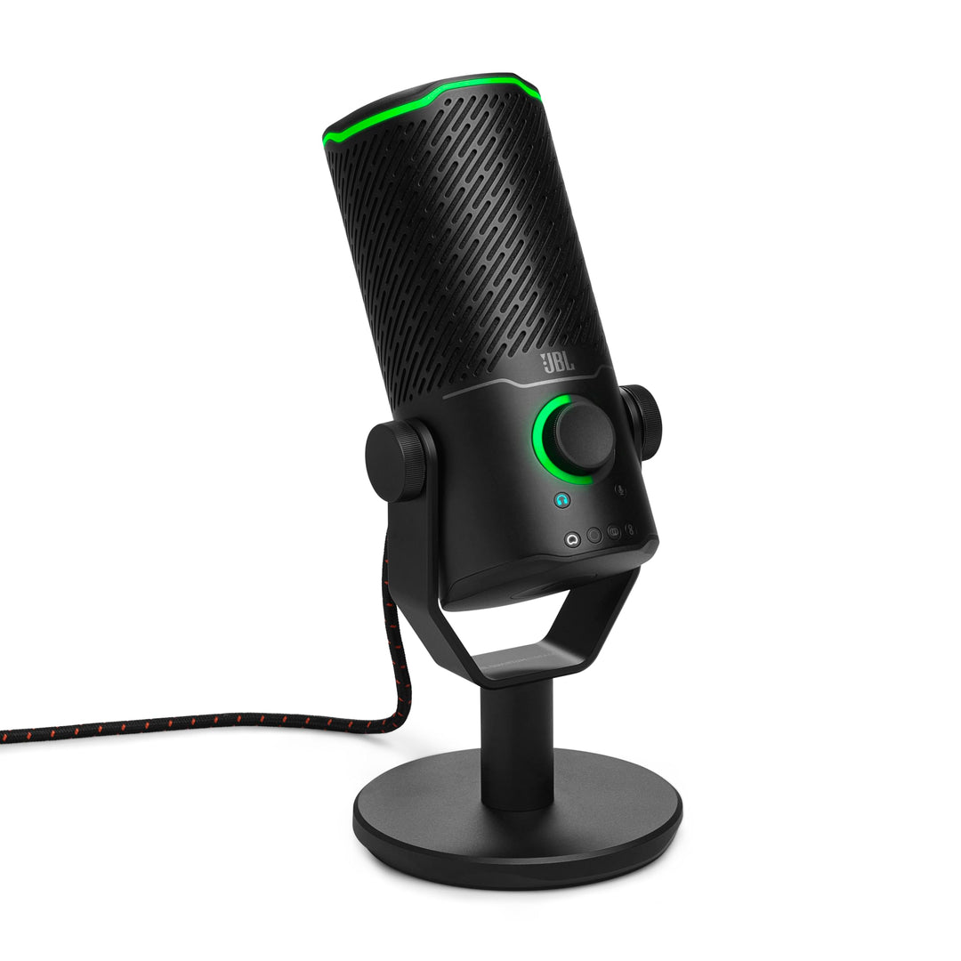 JBL Quantum Stream Studio USB Stand-Alone, 4 Mic Directivity, USB Microphone with 3 Capacitor Microp