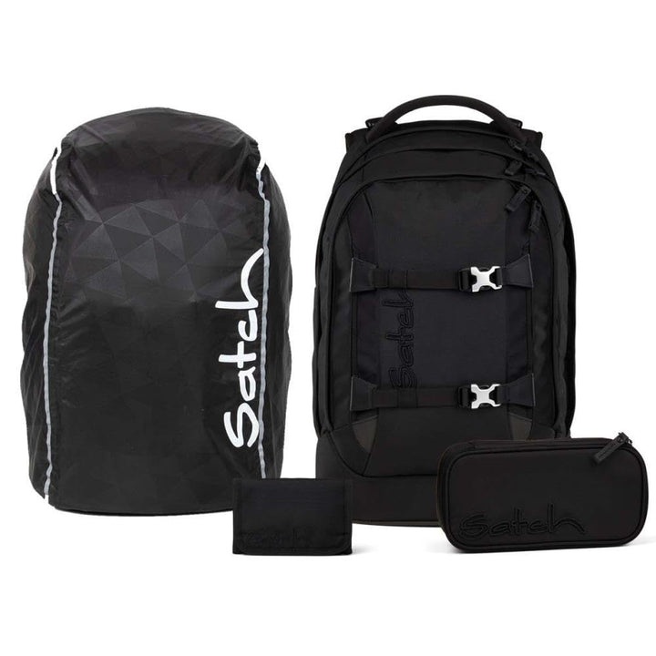 Satch pack Nordic Skandi Streetwalk Edition Schulrucksack Set 4tlg. inkl. Schlamperbox, Geldbörse un
