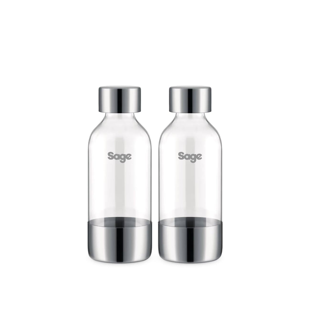 Sage - The InFizz Bottles 0.6L - Flasche kompatibel mit dem InFizz Fusion Home Wassersprudler - 2er