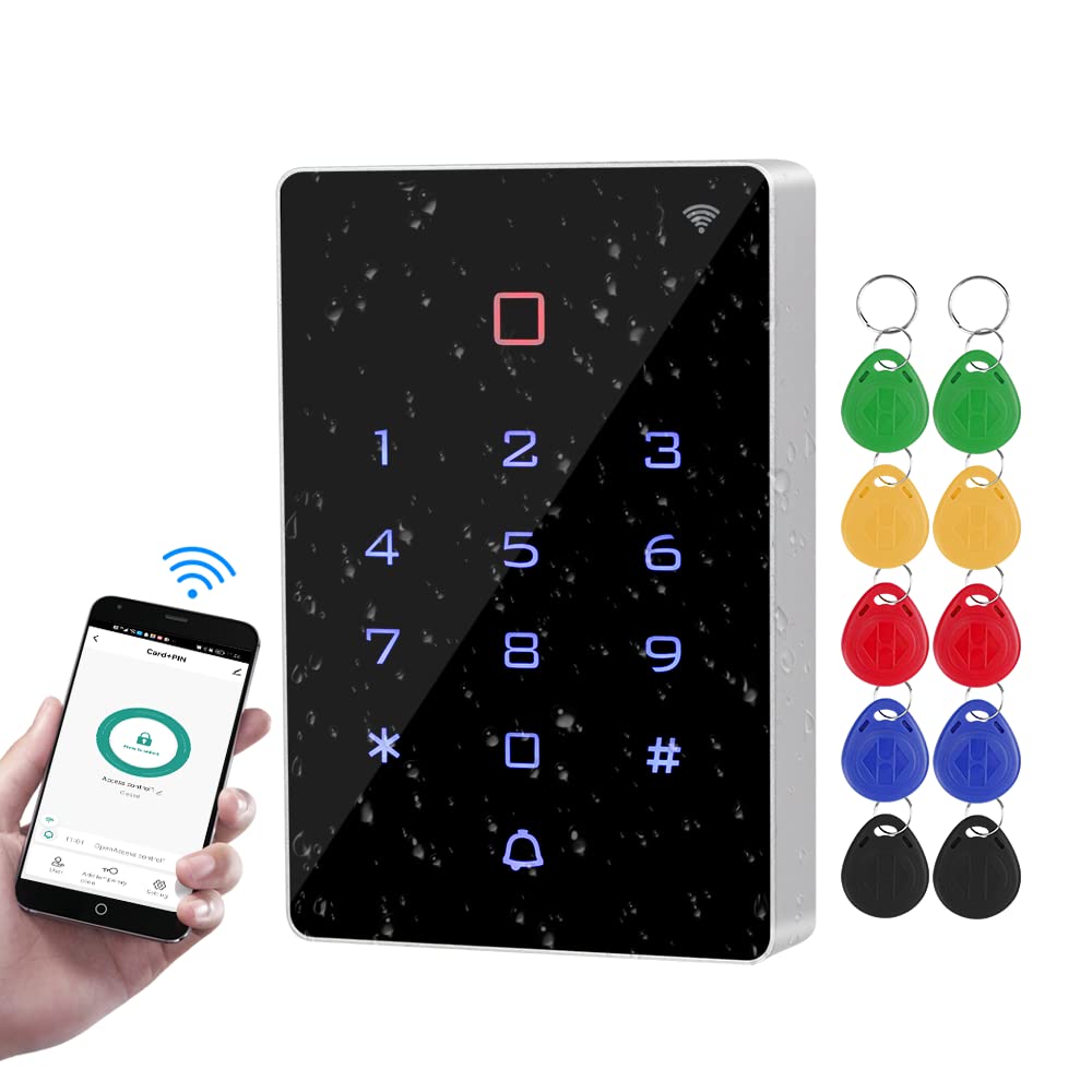 FusyTuly WiFi Tuya RFID Zugangskontrolle Tastatur IP68 wasserdichte Access Controller Tastatur WG26/