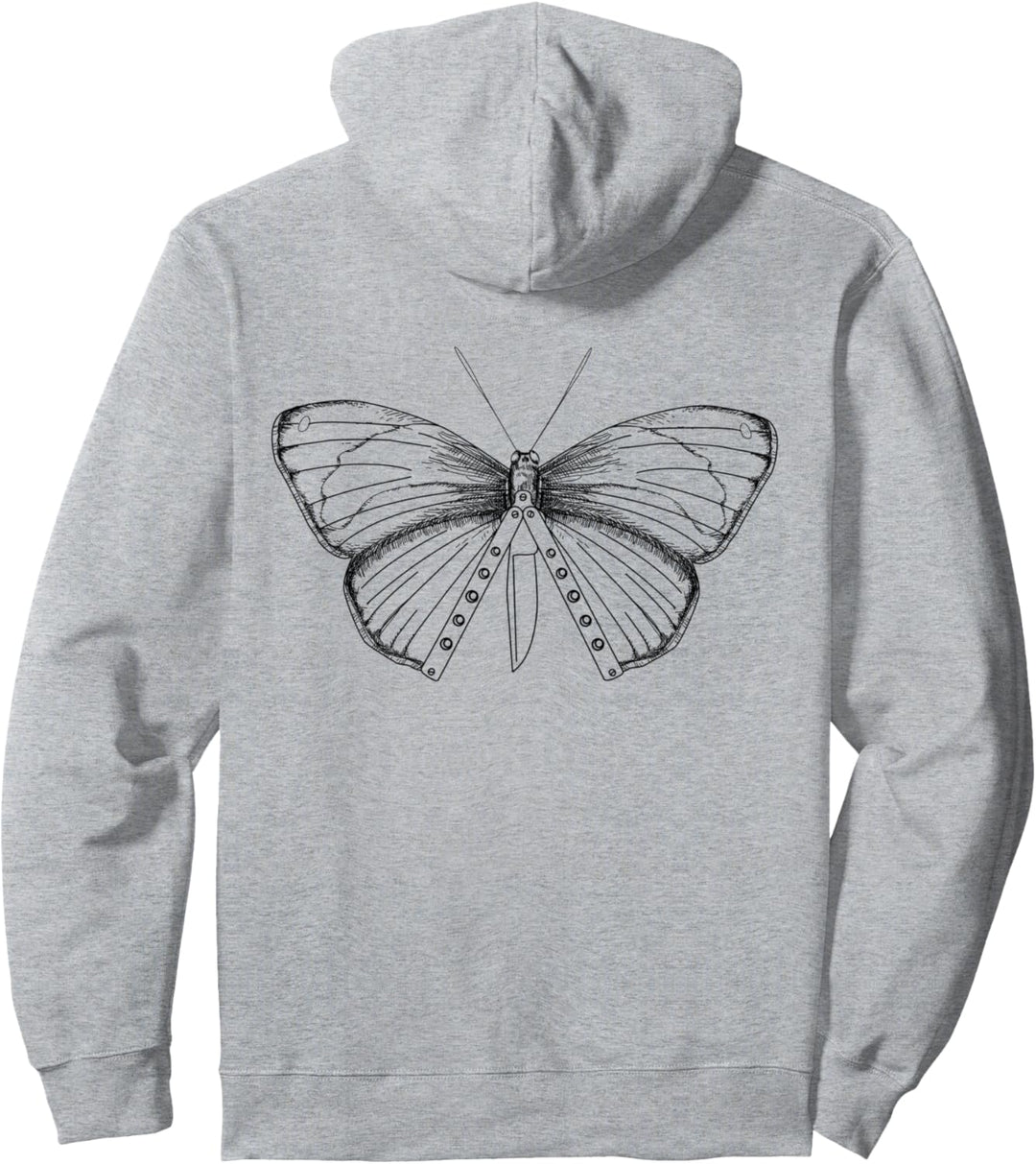 Balisong Flipping Butterfly Knife Gift - Artistic Knife Gift Pullover Hoodie