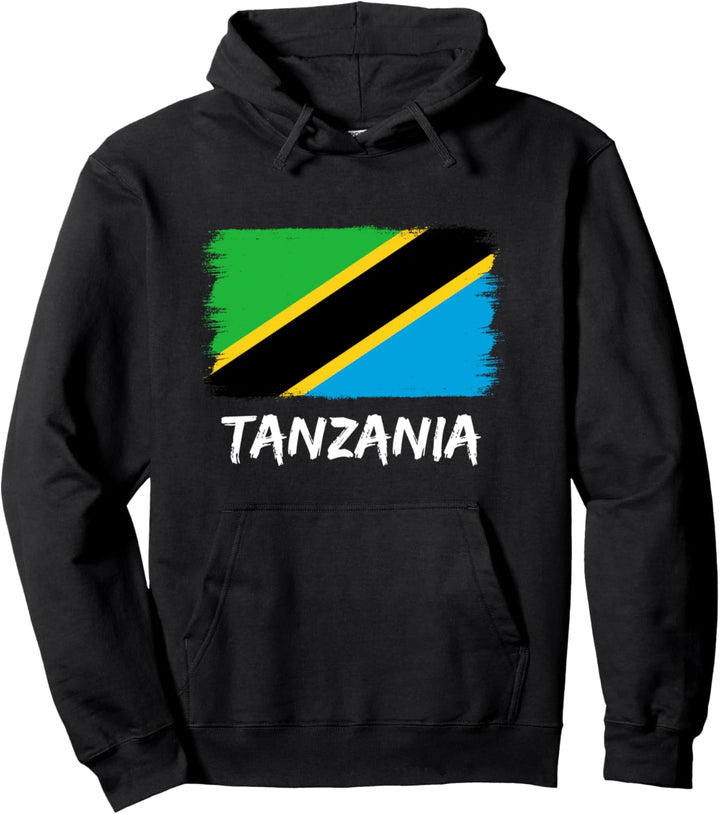 Tansanische Flagge Tansania Pullover Hoodie