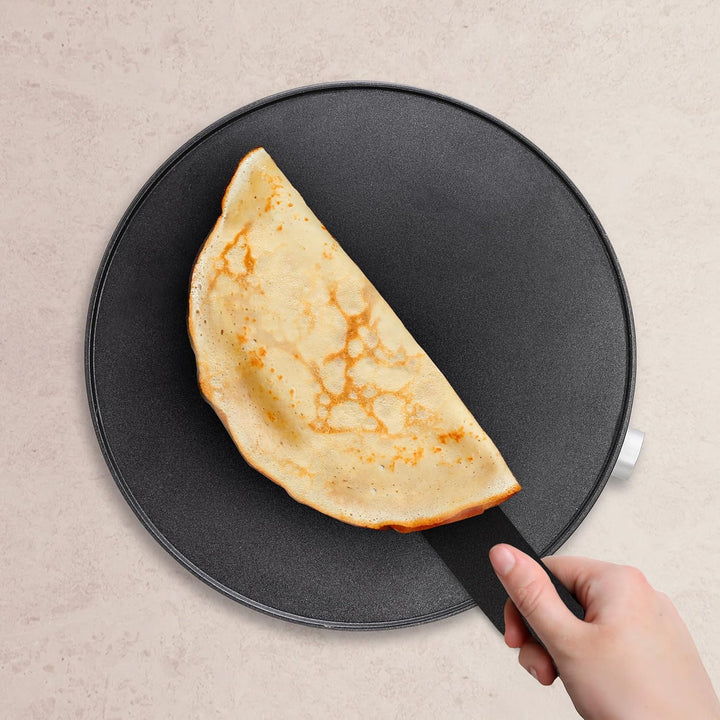 Ufesa Crêpes-Maker Dolcevita 1000W, Antihaftplatte 30cm, Einstellbare Temperaturregelung, Kontrollle