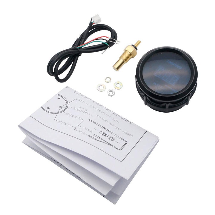 Maso Digital Wasser Temperatur Meter Gauge mit Sensor für Auto//Motor, 52 mm/2 in LCD, 40 ~ 150 °C G