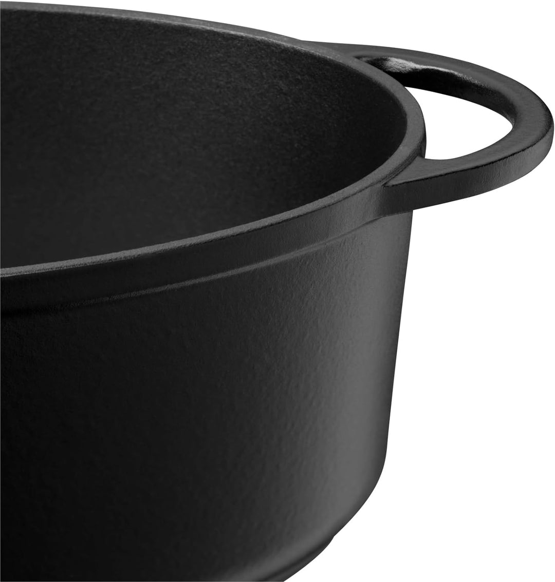 WMF Bräter mit Deckel backofengeeignet, 5l, Gusseisen Bräter Induktion, emailliert, Gussdeckel, Schm