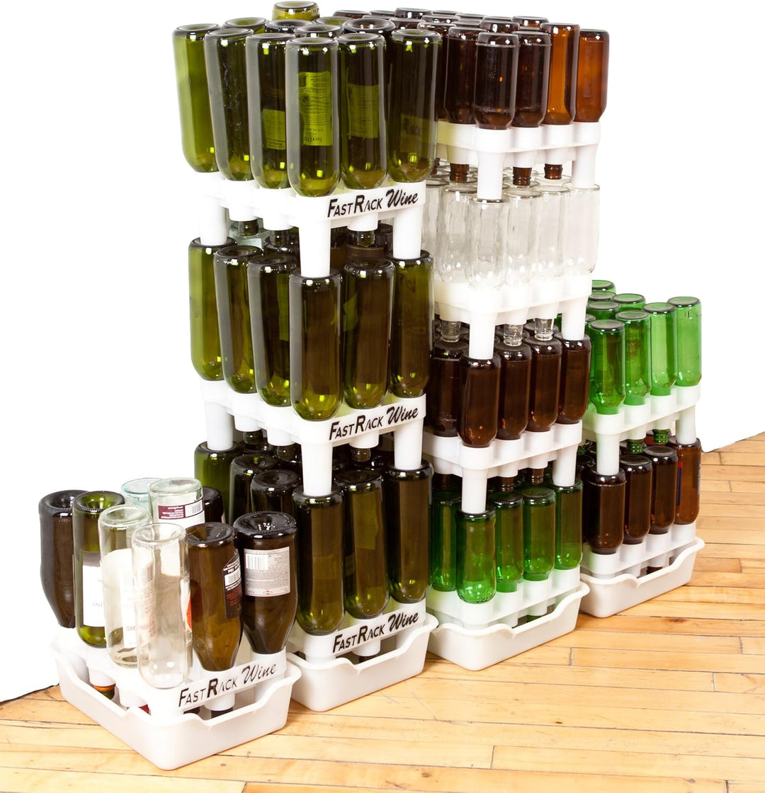 FASTFERMENT FRWT1 1 Flaschenständer und 1 Abtropfschale Reinigung der Bierflaschen, Trocknen und Des