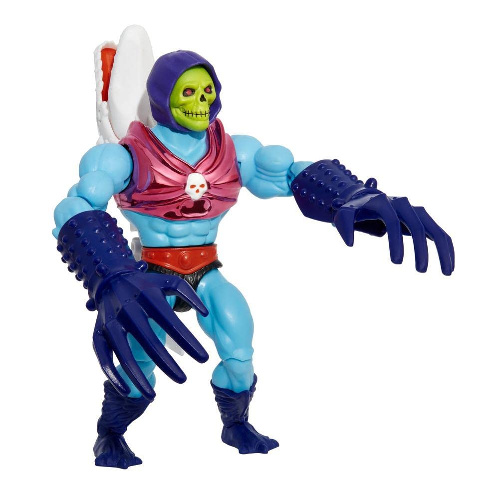 Masters of the Universe HDT23 - Origins Deluxe Skeletor mit Klauen, 14 cm grosse Actionfiguren, Figu