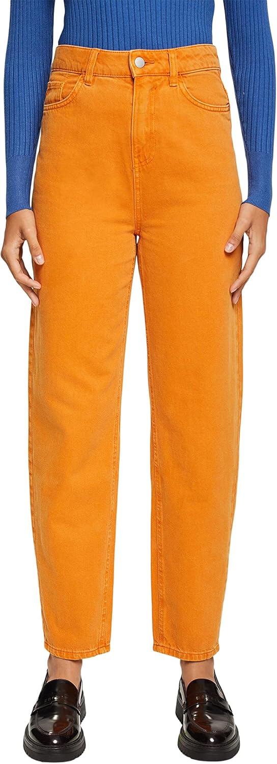 ESPRIT Damen Hose, 710/Honey Yellow