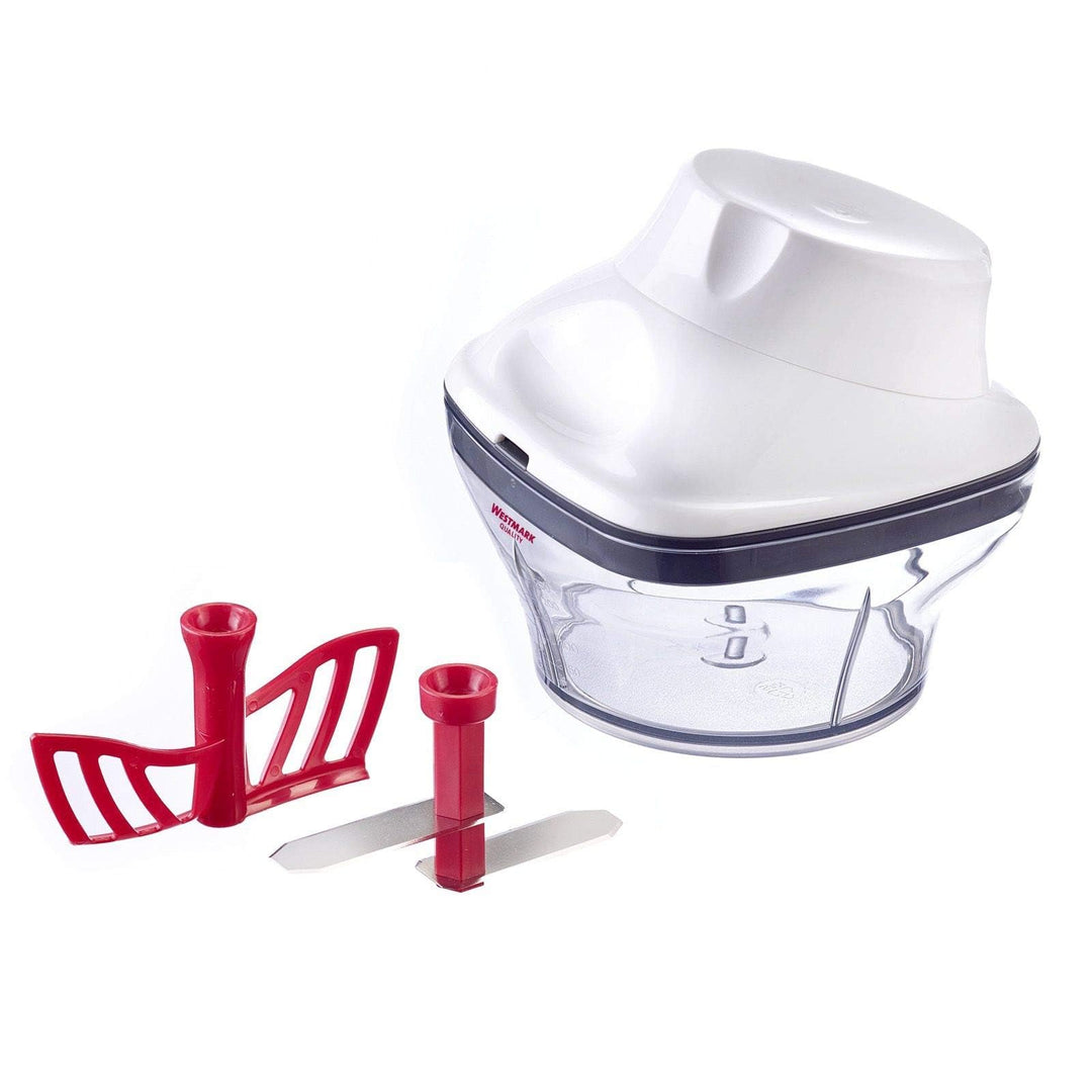Westmark Zwiebel-/Kräuterschneider/Dressingquirl, mit Messer- und Quirleinsatz, Füllvolumen: 250ml,