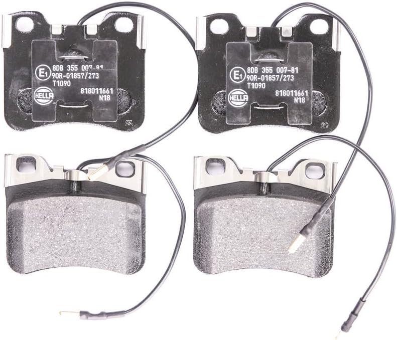 HELLA PAGID 8DB 355 007-811 Bremsbelagsatz - T1090 - Dicke/Stärke: 17.6mm - Bremssystem: Teves - mit