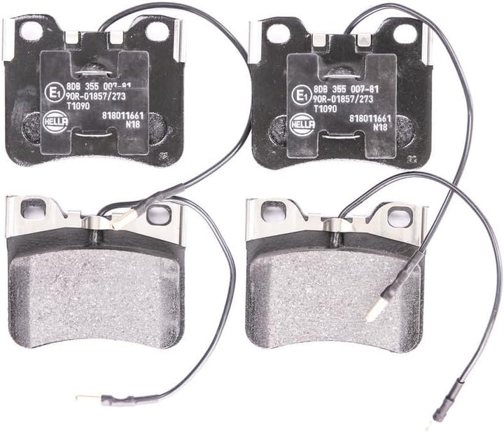 HELLA PAGID 8DB 355 007-811 Bremsbelagsatz - T1090 - Dicke/Stärke: 17.6mm - Bremssystem: Teves - mit