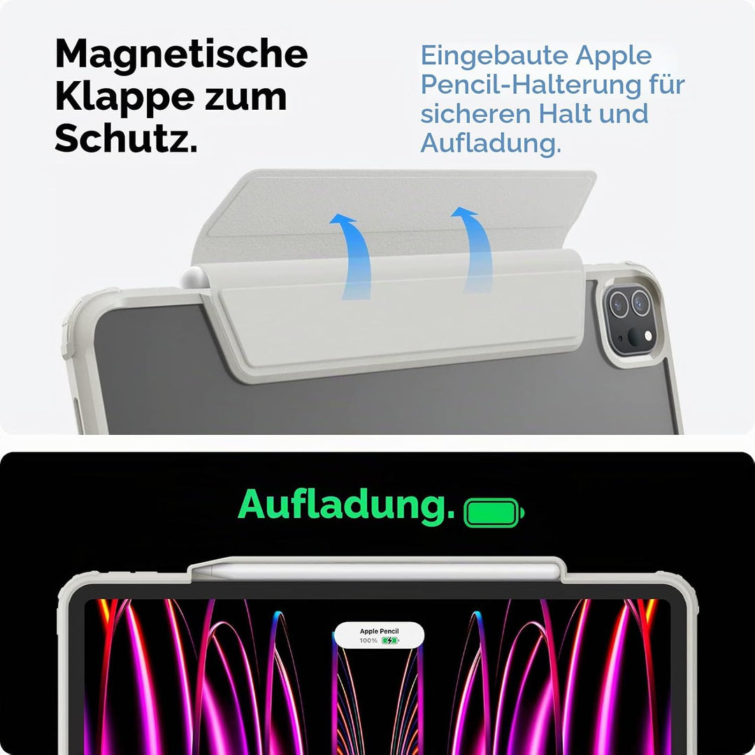Spigen AirSkin Pro Kompatibel mit iPad Pro 12.9 Zoll 6. Generation (2022) / 5. Generation (2021) Hül
