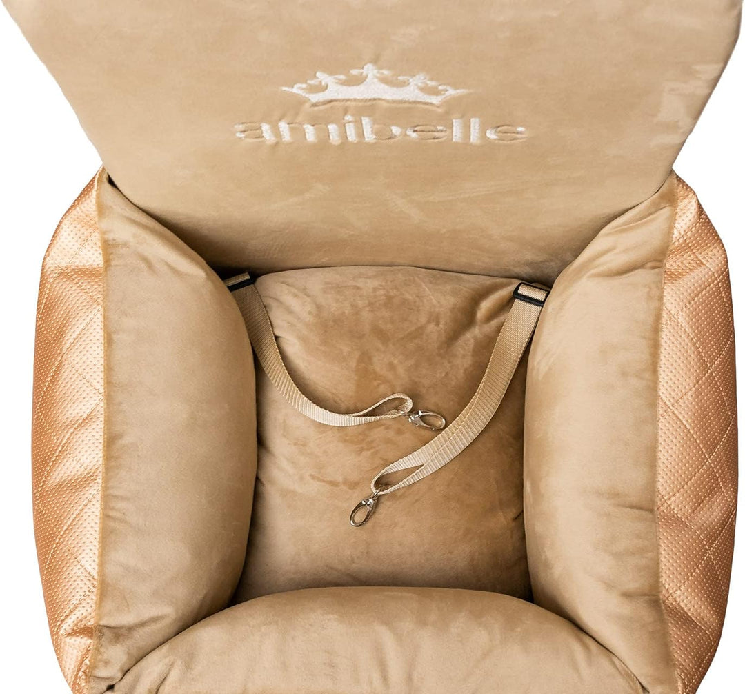 Luxuriös Hunde Auto Sitz | Autositz für Hunde, Rückbank, Vordersitz | Universal Waschbar Hundeautosi