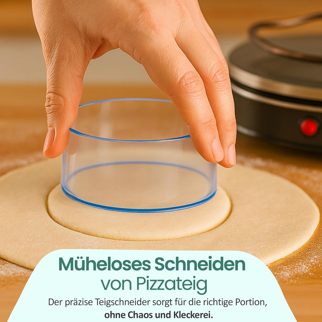 Emerio Pizzaofen, PIZZARETTE das Original, handgemachte Terracotta Tonhaube, patentiertes Design, fü