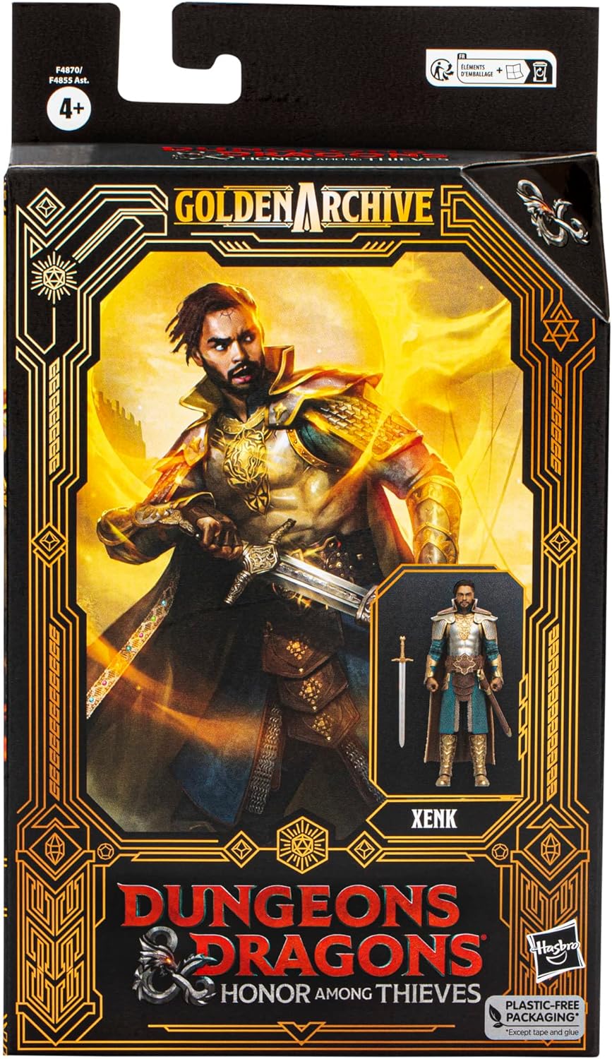 Dungeons &amp; Dragons Ehre unter Dieben Golden Archive Xenk, 15 cm grosse Action-Figur zum Sammeln, ins