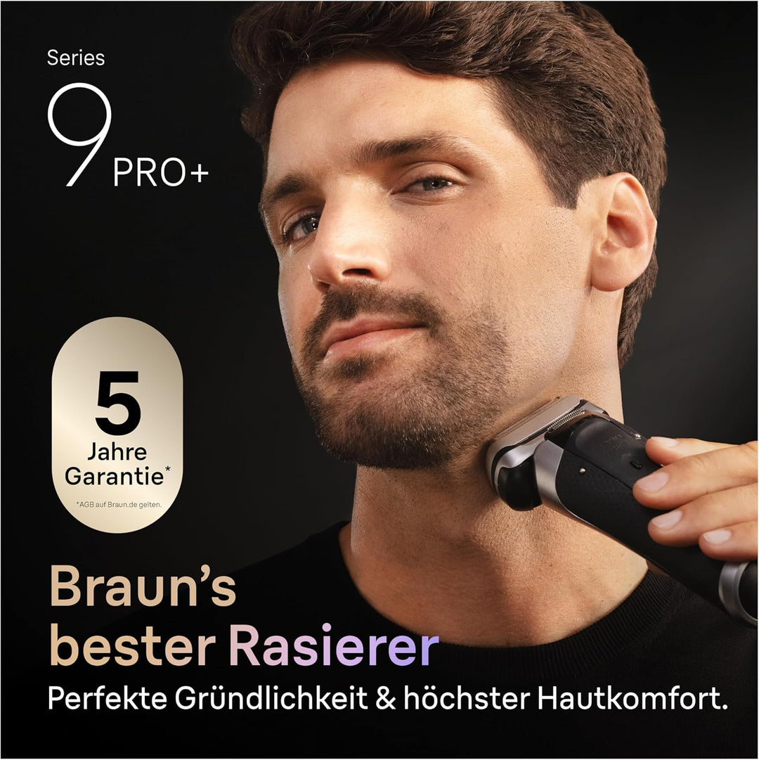 Braun Series 9 PRO+ Rasierer Herren Elektrisch, 5+1 Ultradünne Klingen, Elektrorasierer, Rasierappar
